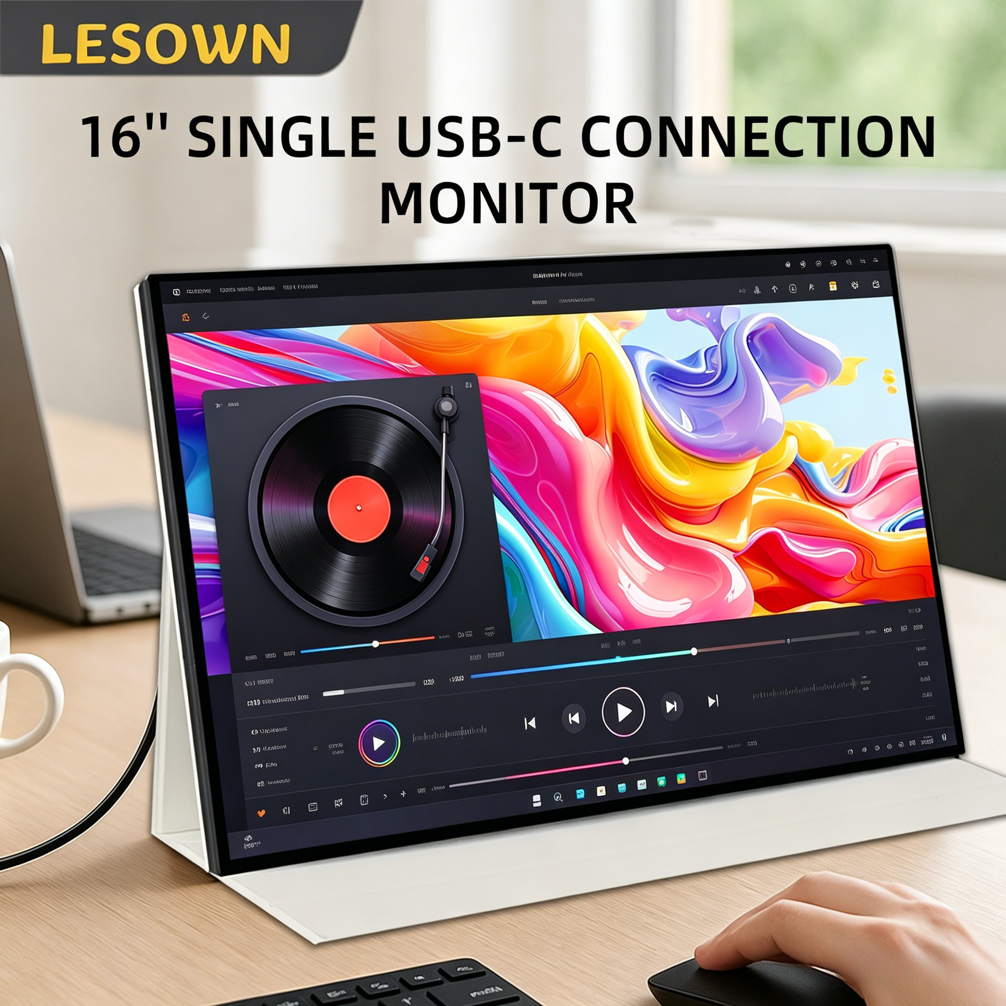 Gaming Console Legion - LESOWN High-Refresh 120Hz 16in Portable Touchscreen