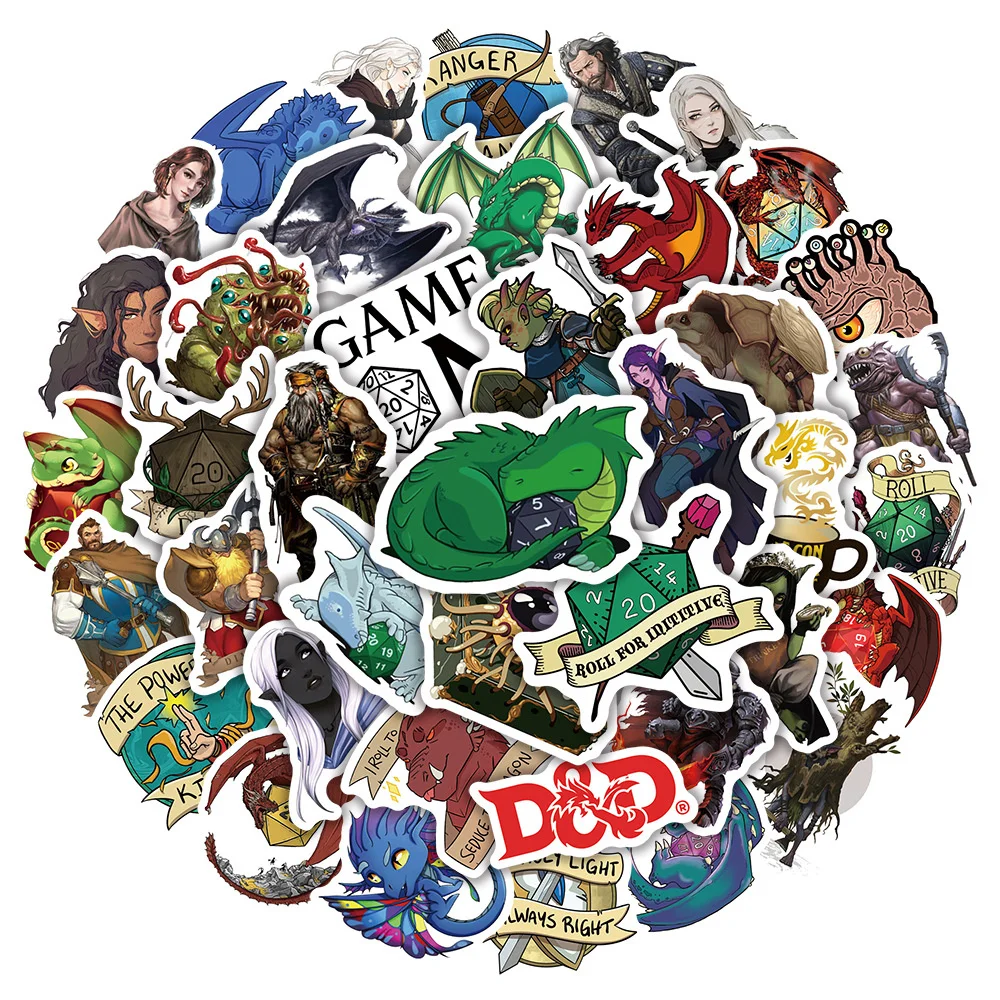 Gaming Console Ipad - 10/30/50PCS Game Dnd Graffiti Sticker Luggage