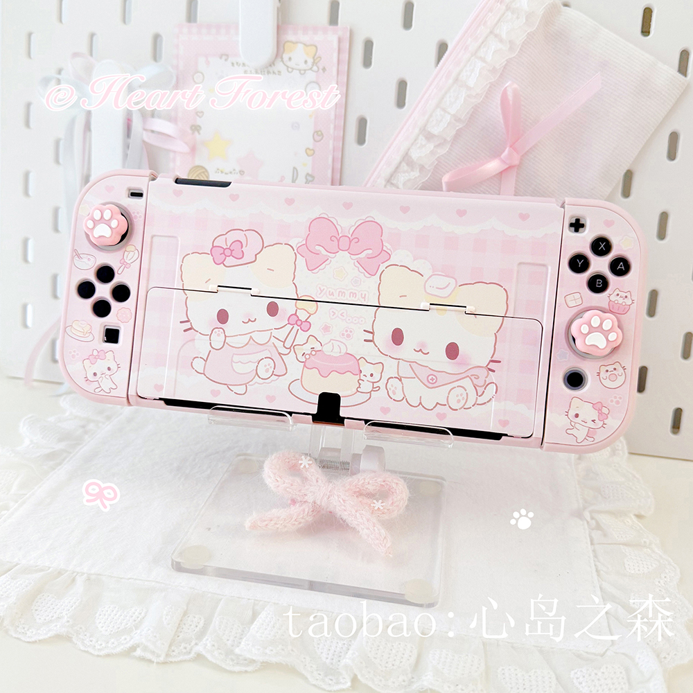 kawaii Pink Switch 2 Protectiv - Gaming Console Controller avaliação e preço