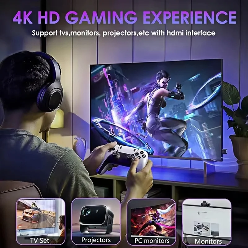M15 4K TV Game Stick 64GB Buil - Gaming Console Definition avaliação e preço