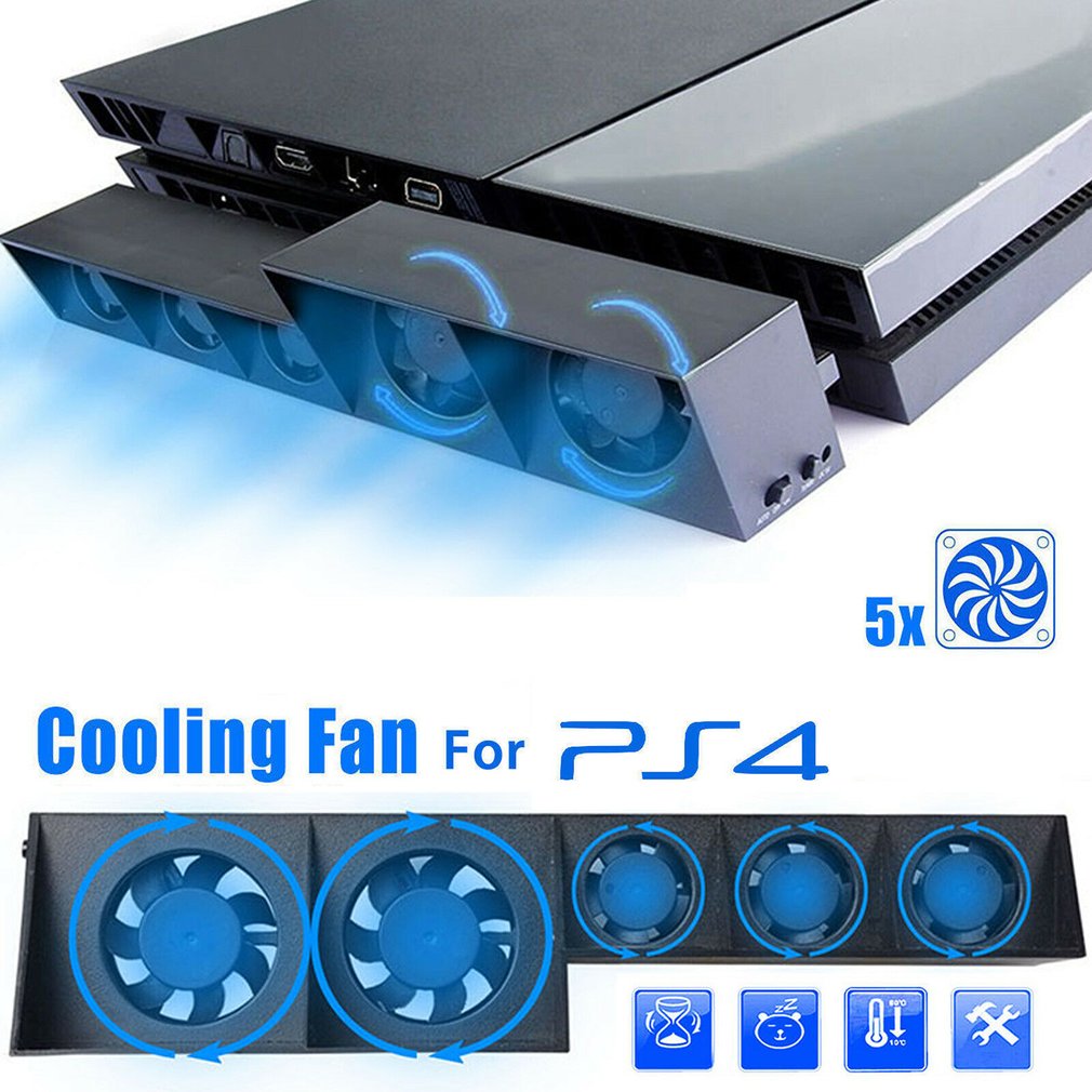 Base Fan Stand For Sony PS4 Pr - Gaming Console Holder avaliação e preço
