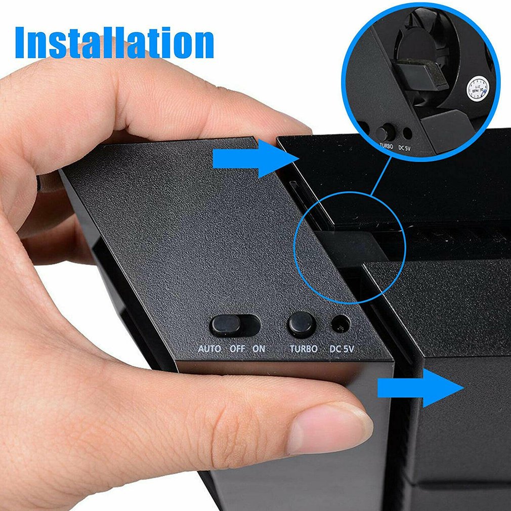 Base Fan Stand For Sony PS4 Pr - Gaming Console Holder avaliação e preço