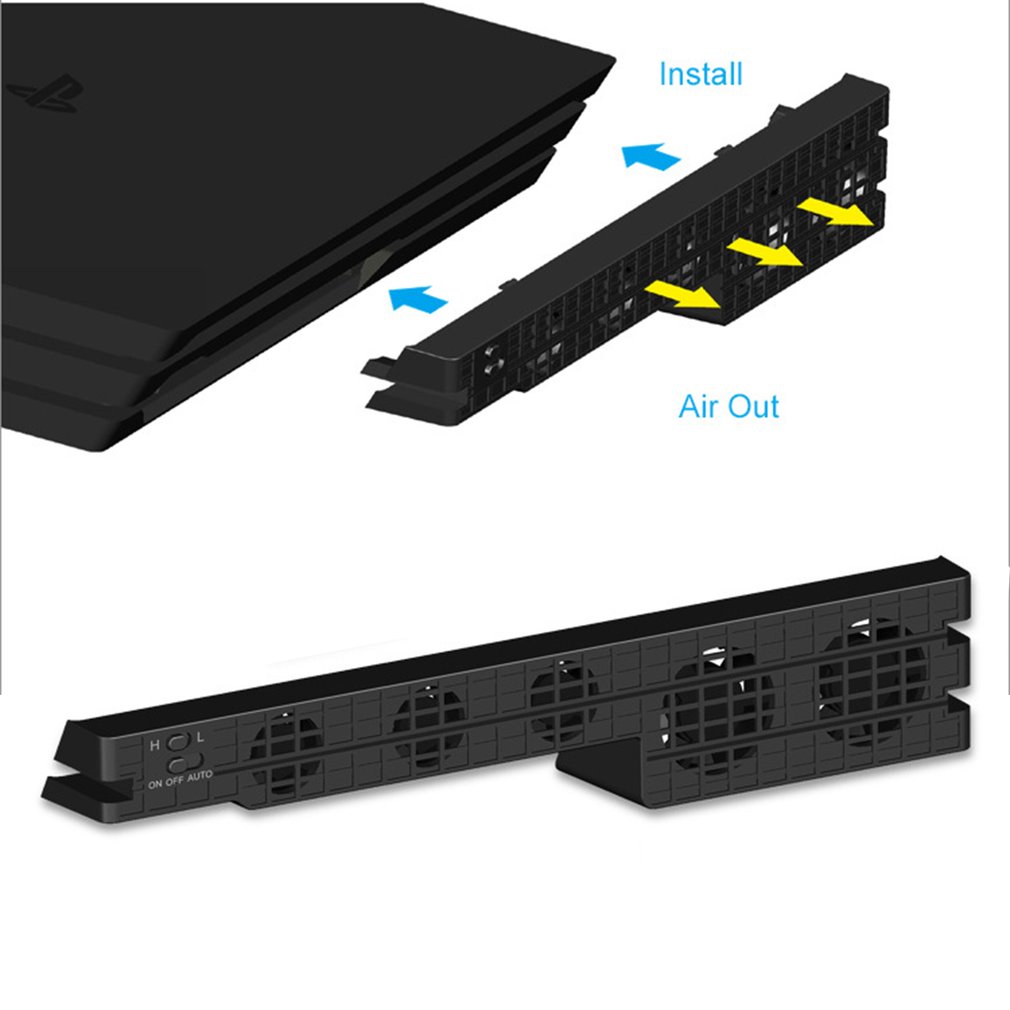Base Fan Stand For Sony PS4 Pr - Gaming Console Holder avaliação e preço