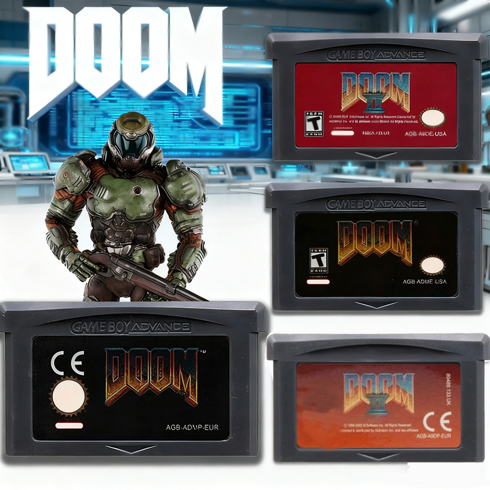 DOOM Series 32 Bit GBA Game Ca - Gaming Console Vintage avaliação e preço