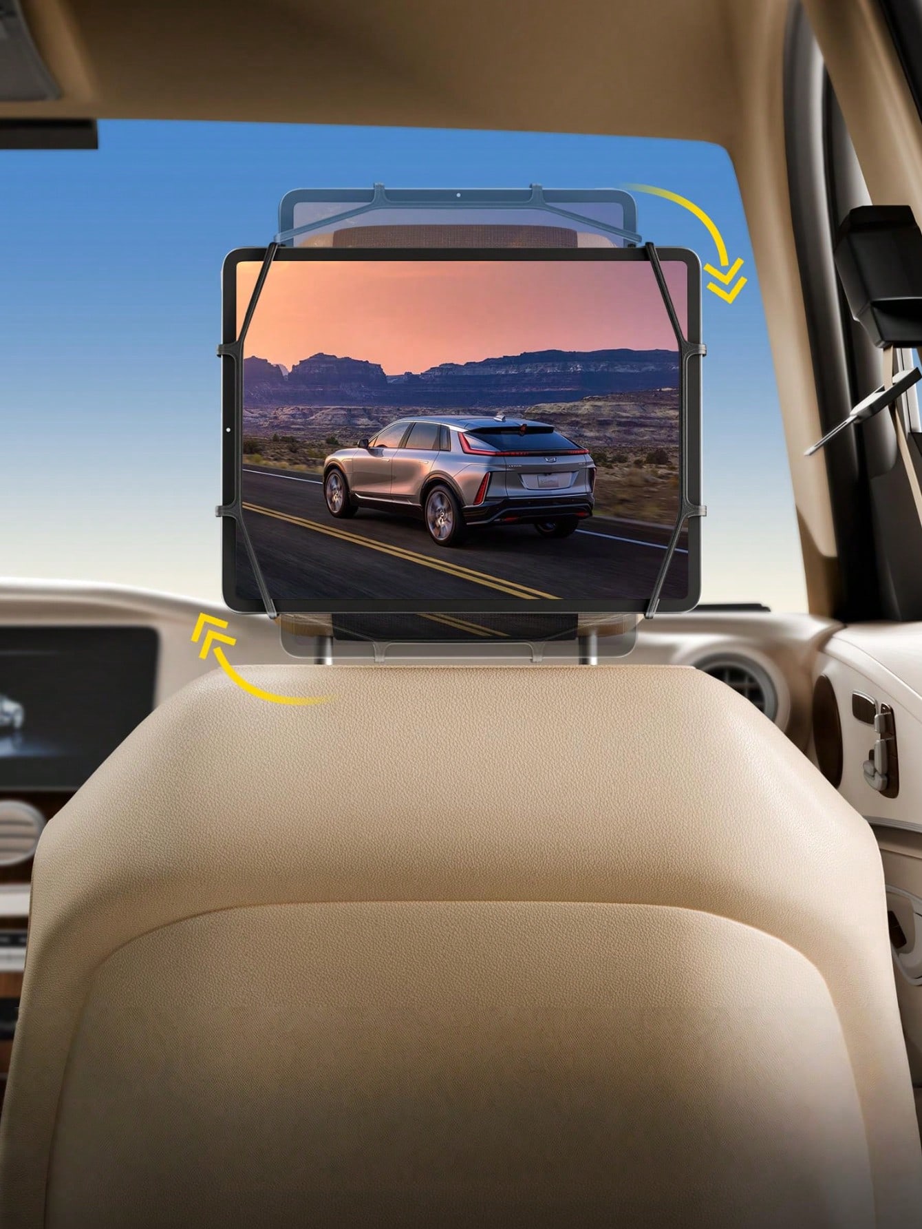 Car Headrest Tablet Holder – 3 - Gaming Console Ipad avaliação e preço