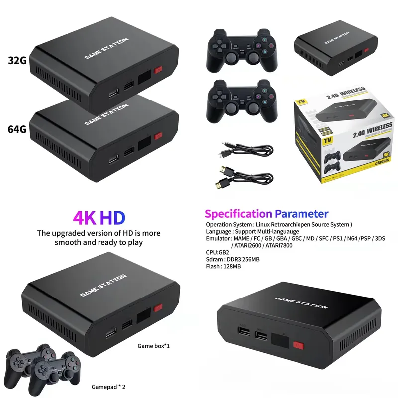 M8plus HD Video Game Console B - Gaming Console Controller avaliação e preço
