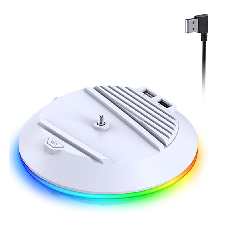 AED7-Vertical Stand With RGB L - Gaming Console Holder avaliação e preço
