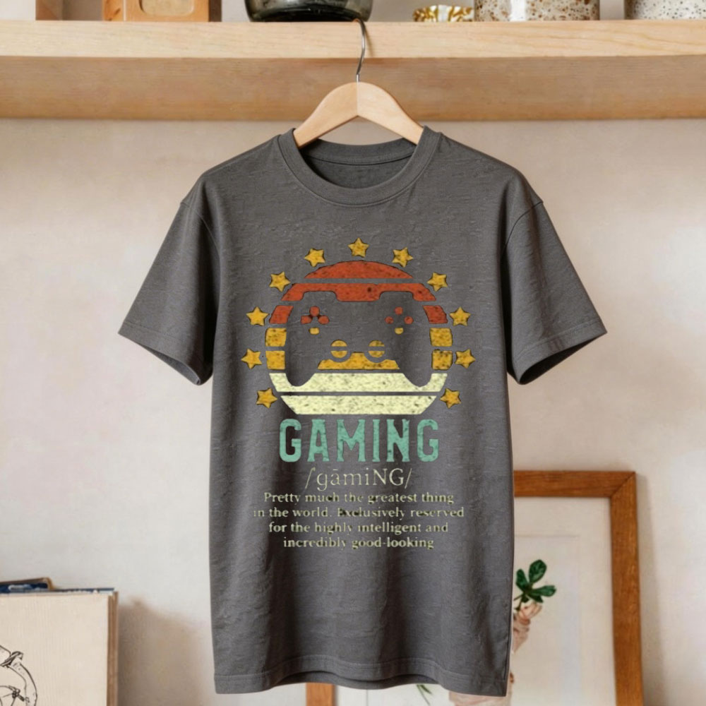 Funny Gaming Definition T-shir - Gaming Console Definition avaliação e preço