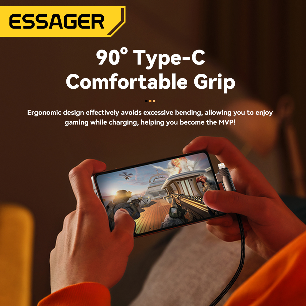 Essager 2-in-1 Right Angle Cab - Gaming Console Ipad avaliação e preço