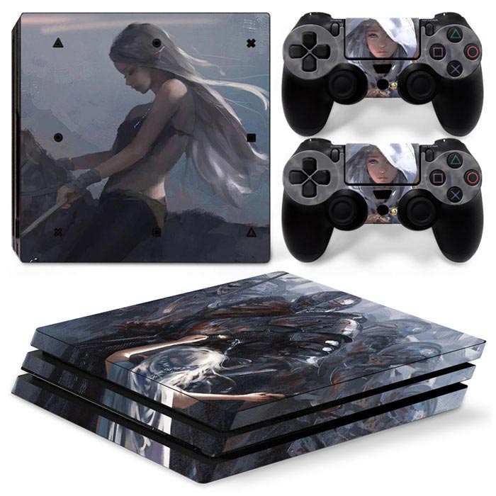 Cute girl style Protective Sti - Gaming Console Drawing avaliação e preço