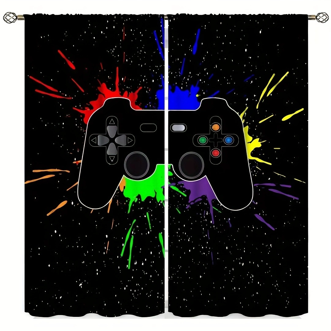 2pcs PS5 Gamepad Curtains for  - Gaming Console Cafe avaliação e preço