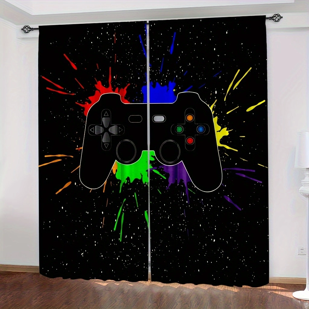 2pcs PS5 Gamepad Curtains for  - Gaming Console Cafe avaliação e preço