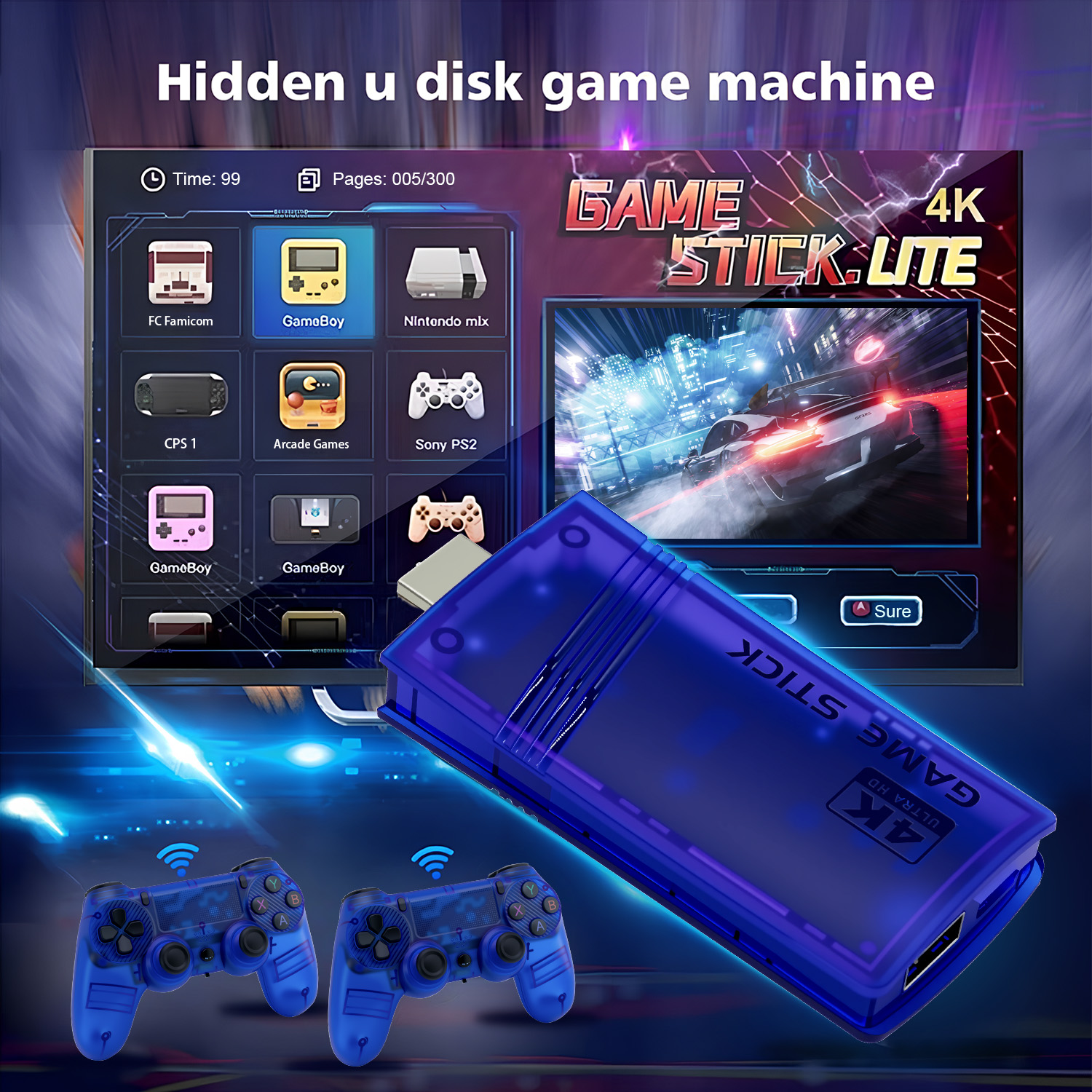 The GS5mini retro game console - Gaming Console Definition avaliação e preço