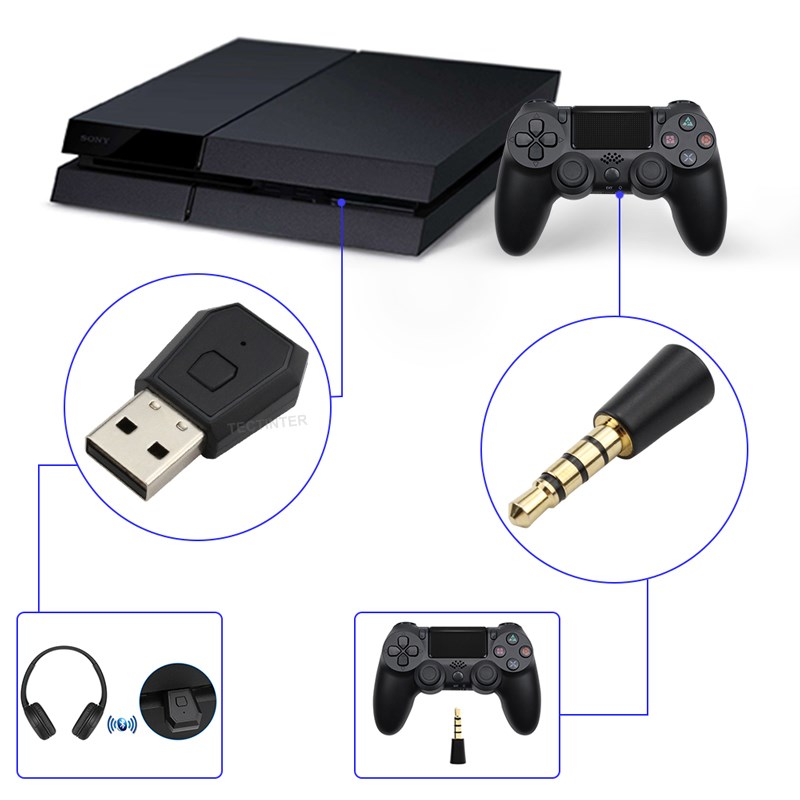 USB Wireless Adapter Receiver  - Gaming Console Controller avaliação e preço