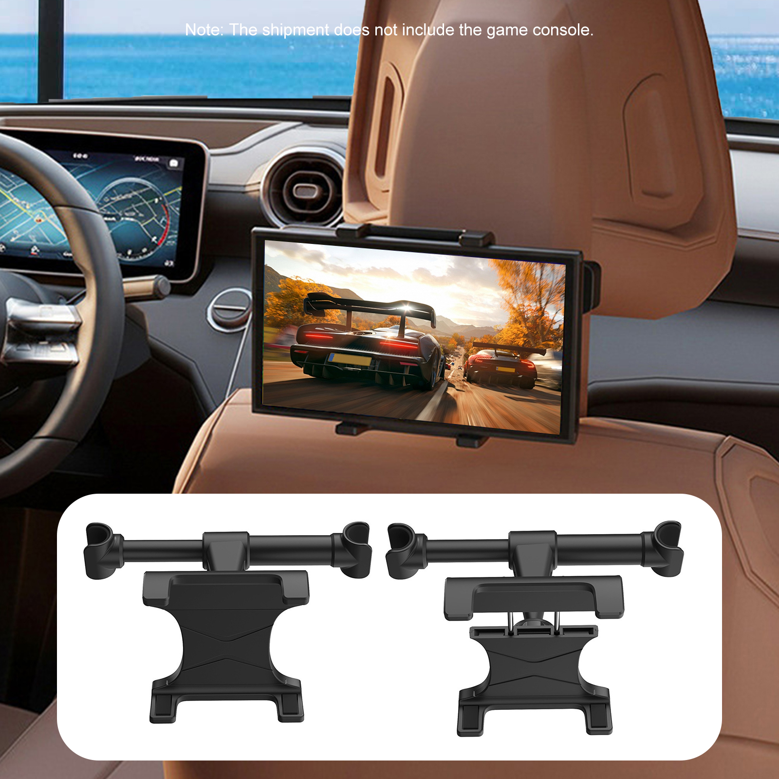 Car Headrest Mount Game Consol - Gaming Console Holder avaliação e preço