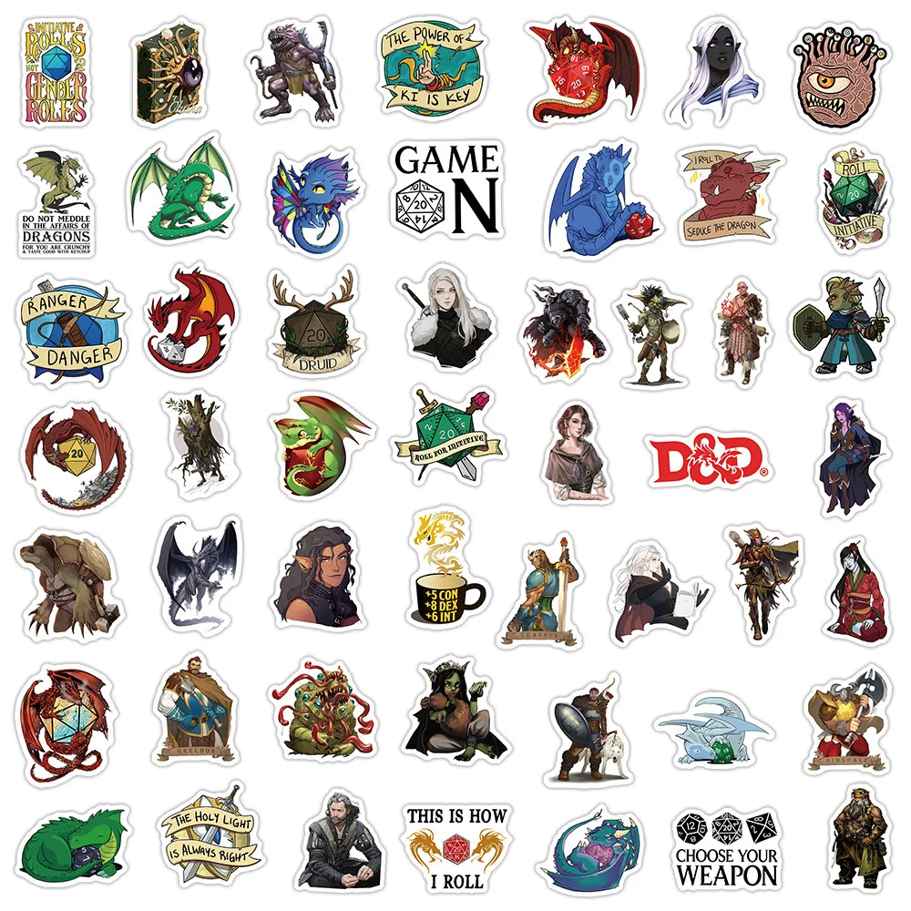 10/30/50PCS Game Dnd Graffiti  - Gaming Console Ipad avaliação e preço
