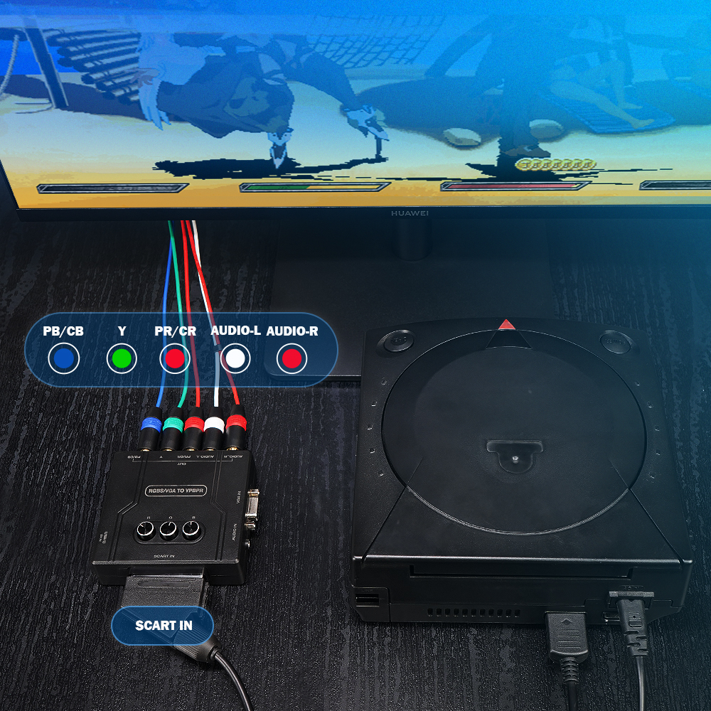RGBS VGA to YPBPR Component Co - Gaming Console Vintage avaliação e preço